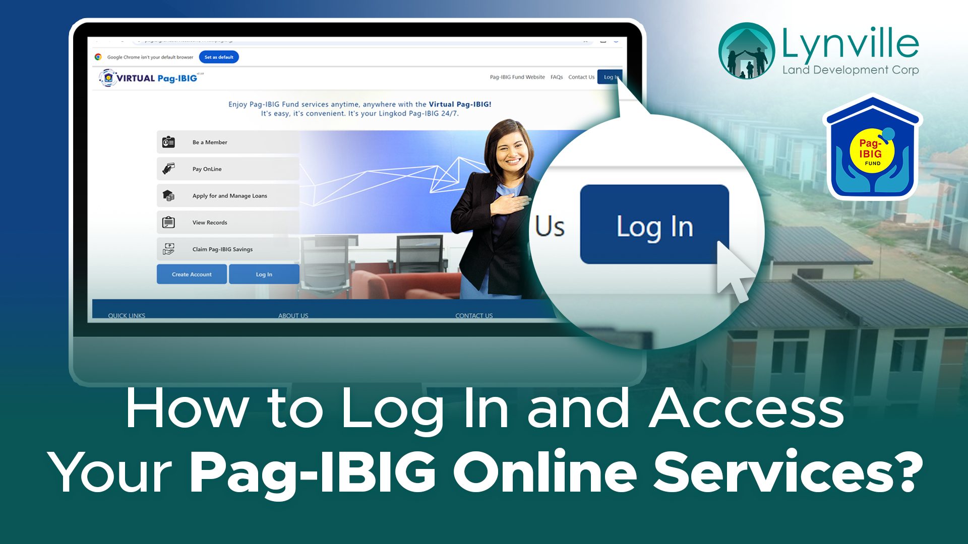 Secure login to Pag-IBIG Online account for contributions and loans